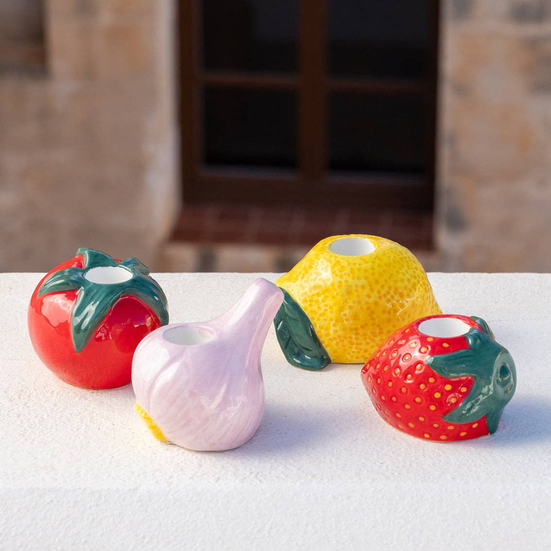 Tomato Ceramic Candle Holder - Image 3