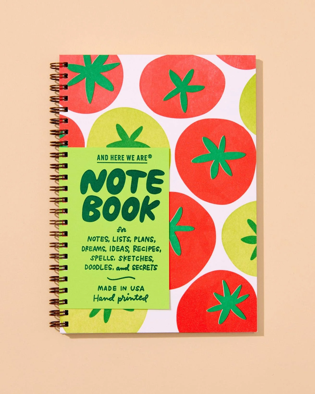 Tomato Spiral Notebook