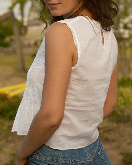 Tucker Top in White - Image 3