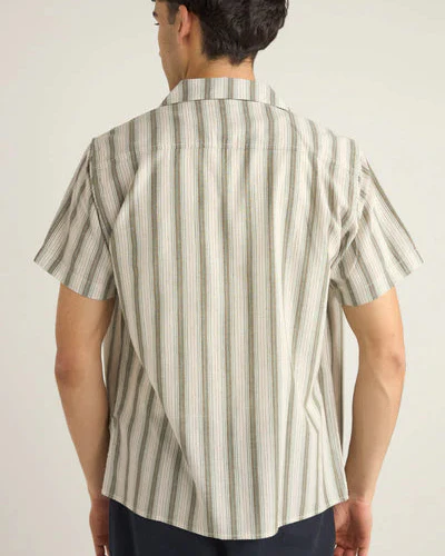 Vacation Stripe SS Shirt in Fern - Image 3