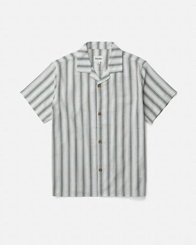 Vacation Stripe SS Shirt in Fern - Image 5