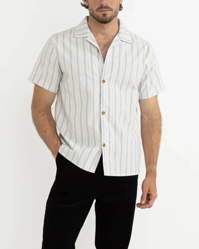 Vacation Stripe SS Shirt in Natural - Image 2