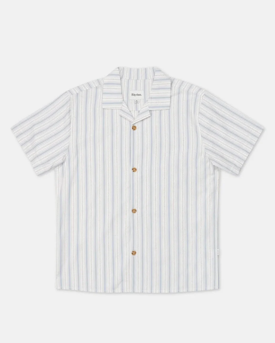 Vacation Stripe SS Shirt in Natural - Image 5