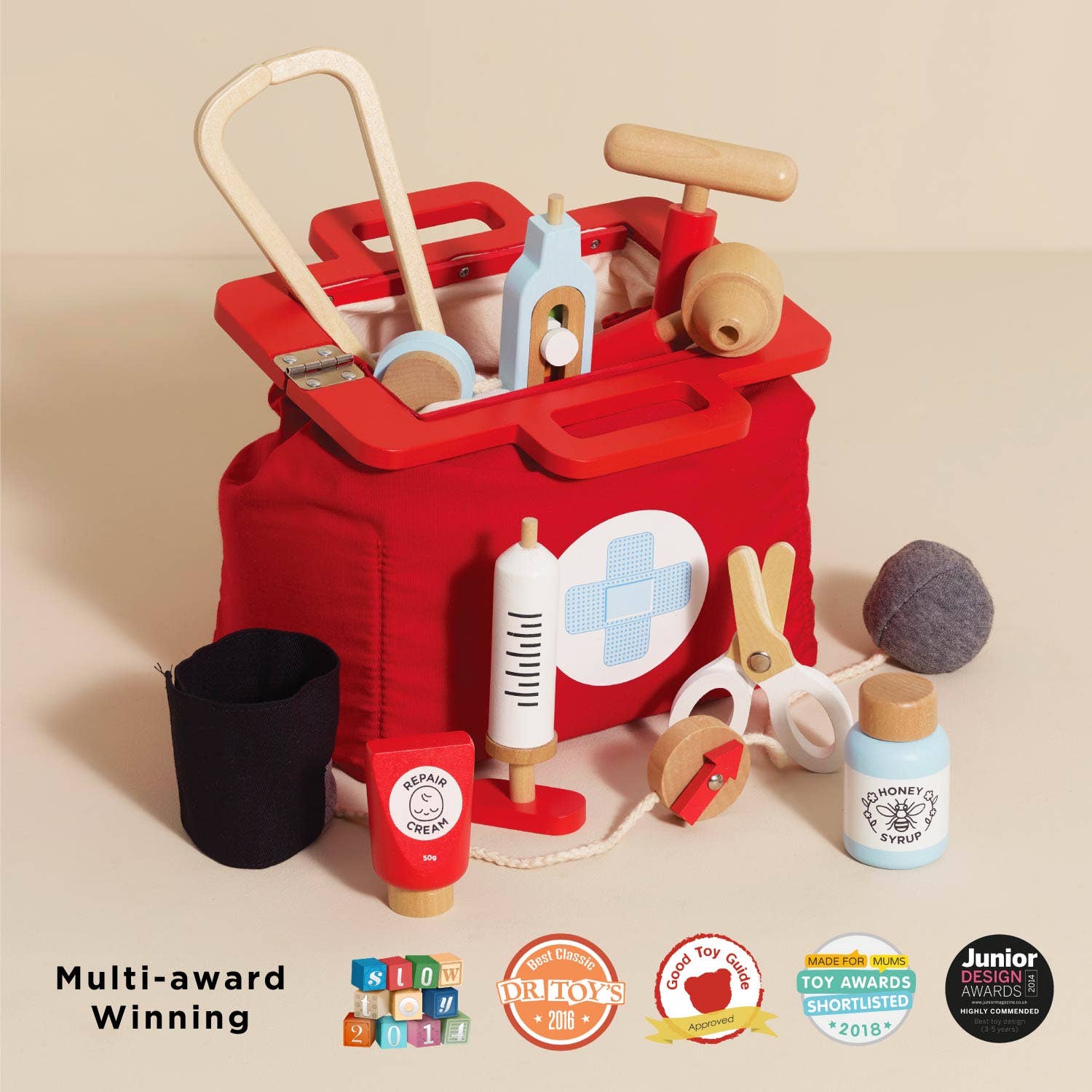 Vinatge Doctor Wooden Kit - Image 5