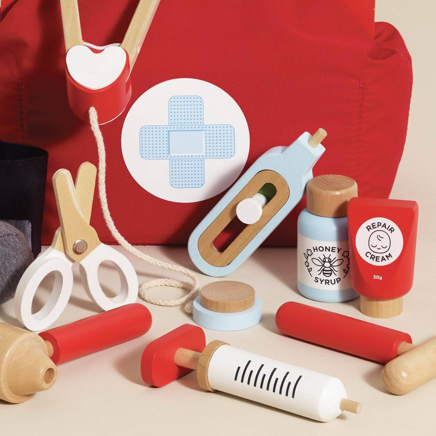 Vinatge Doctor Wooden Kit - Image 6