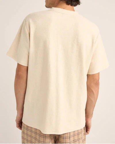 Vintage Terry SS T-Shirt in Natural - Image 4