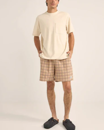 Vintage Terry SS T-Shirt in Natural - Image 5