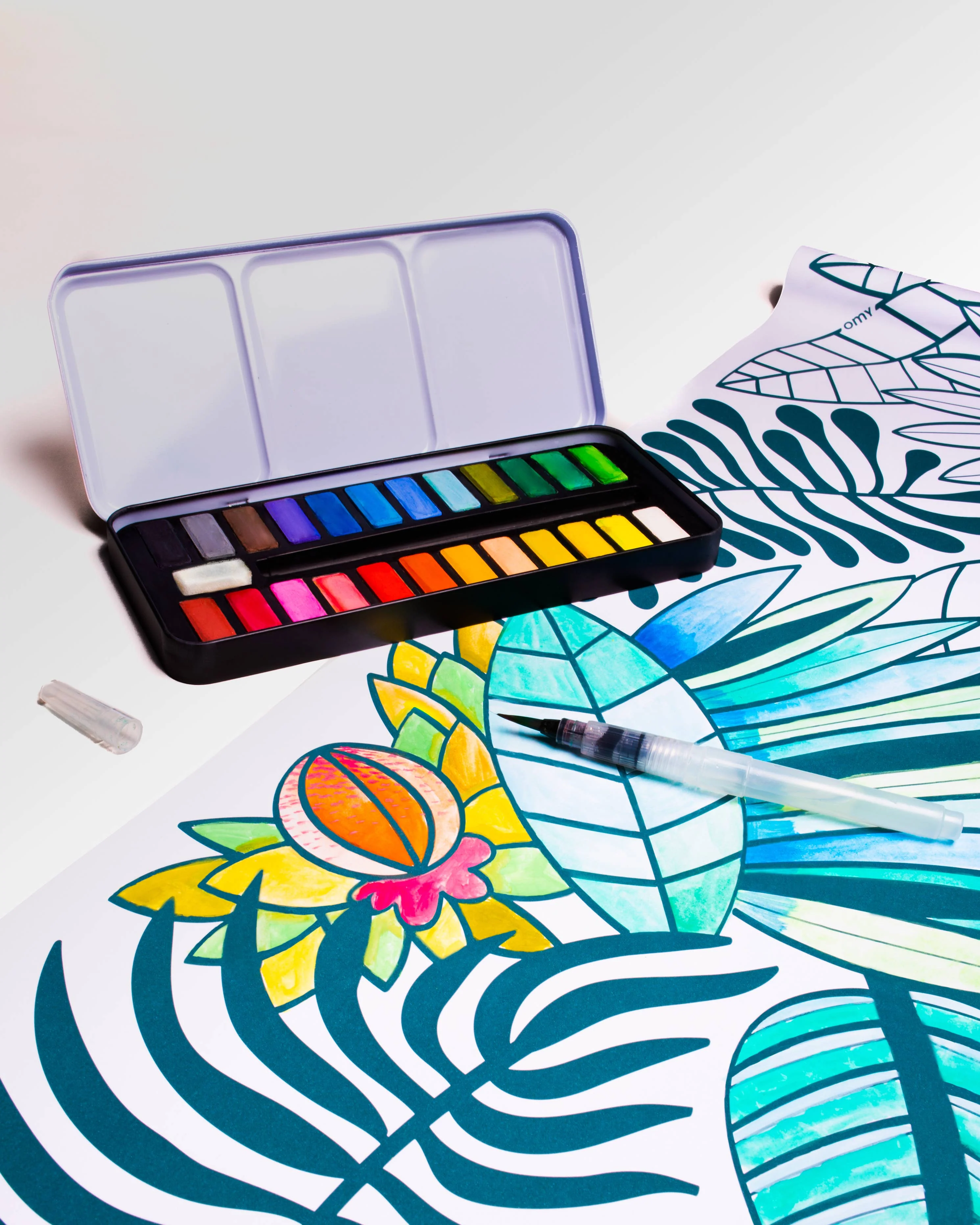 Watercolor paint set - Image 3