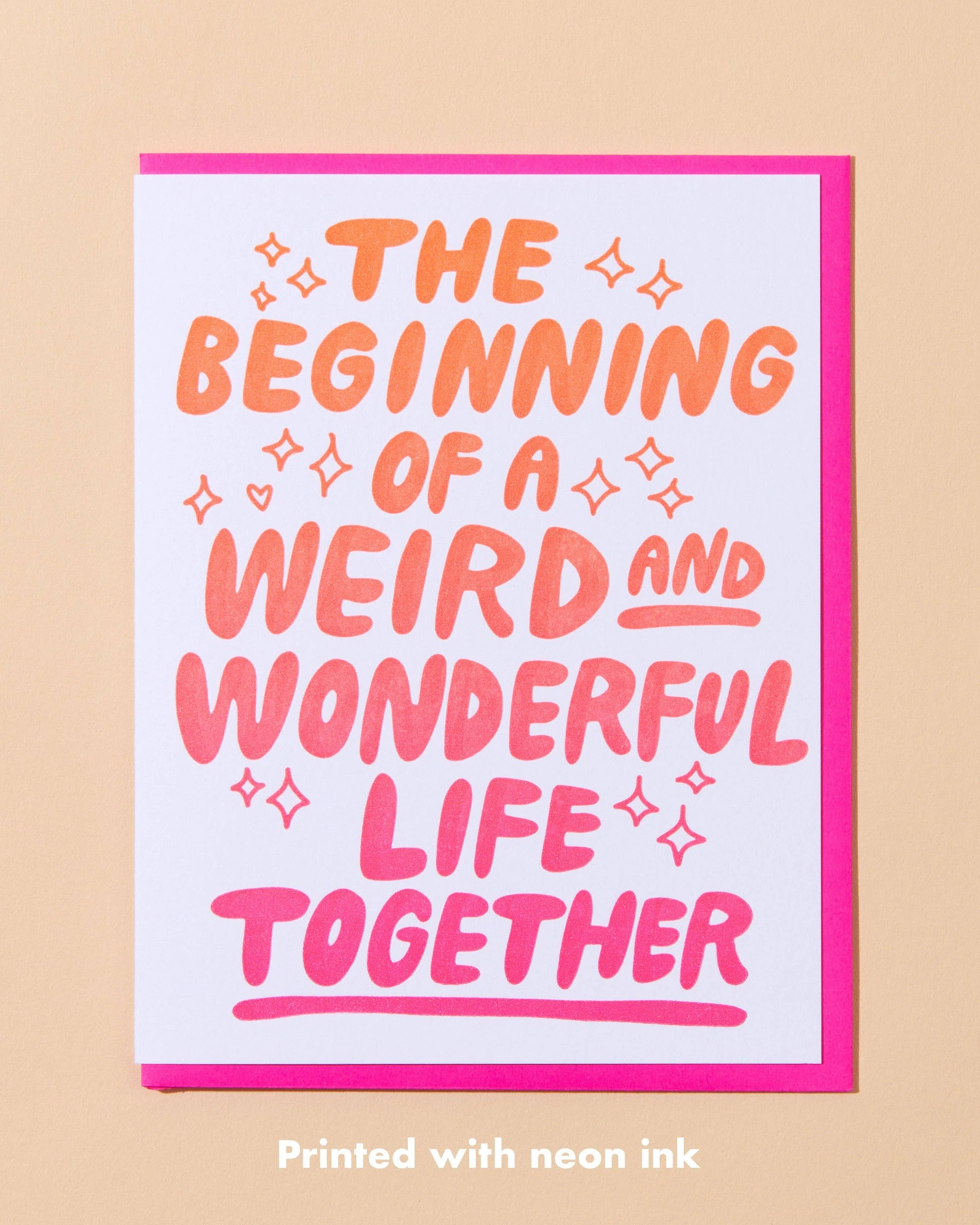 Weird & Wonderful Wedding Card