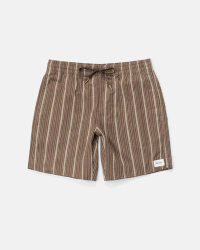 West Winds Stripe Jam Short in Earth - Image 3