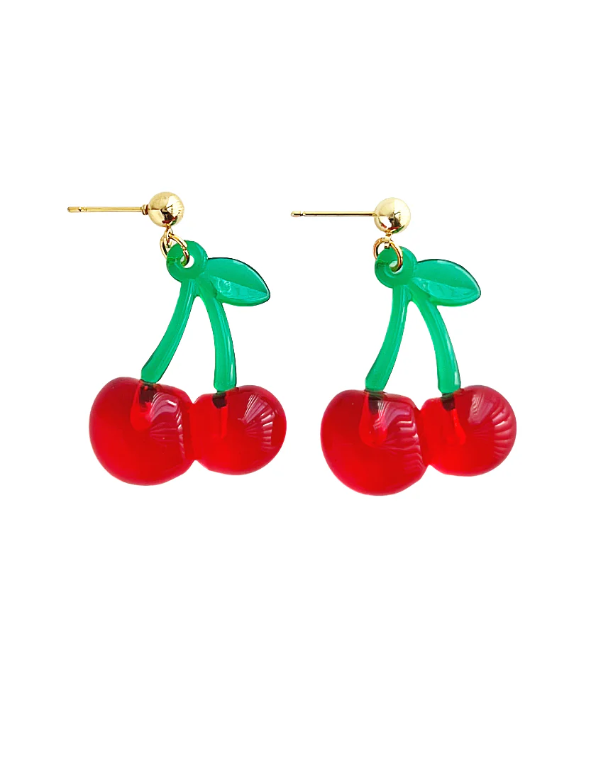 Yummy Cherry Earrings - Image 2