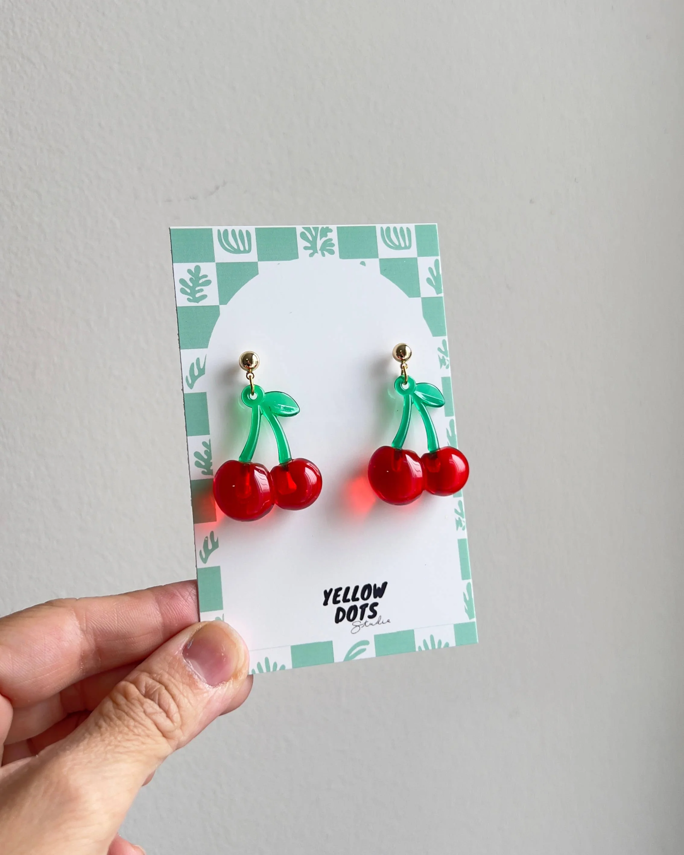 Yummy Cherry Earrings - Image 3